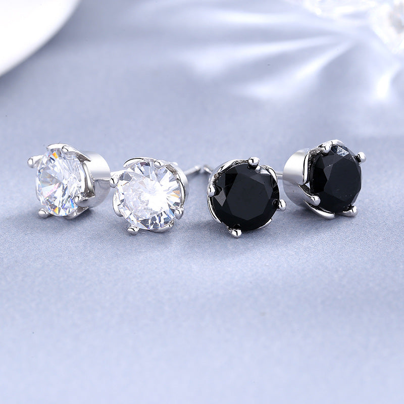 Ladies earrings with sparkling crystals in exquisite wreath design Symbol Fashion