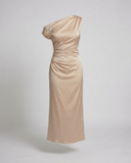 Women's Asymmetrical Evening Dress with One Shoulder