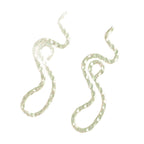 Ladies earrings in elegant wave pattern Symbol Fashion