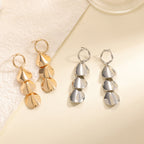 Women Hanging Earrings with Elegant Shell Design Symbol Fashion