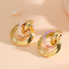 Women's earrings in elegant ring design Symbol Fashion