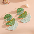 Women's Hanging Earrings in Elegant, Layered Design Symbol Fashion