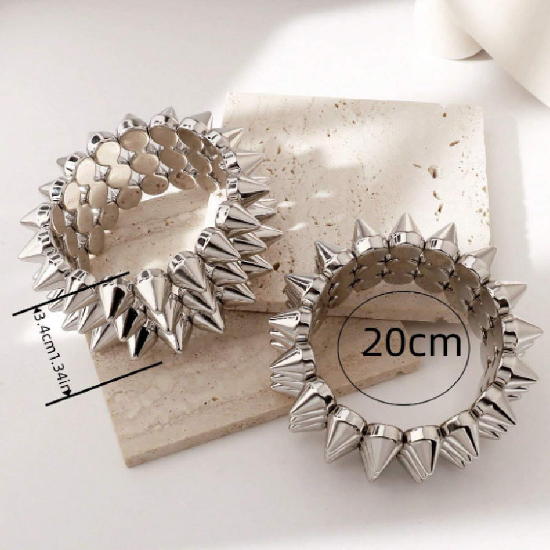 Women's bracelet with spikes Symbol Fashion