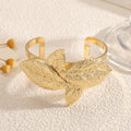 Women’s bracelet with elaborate leaf design Symbol Fashion