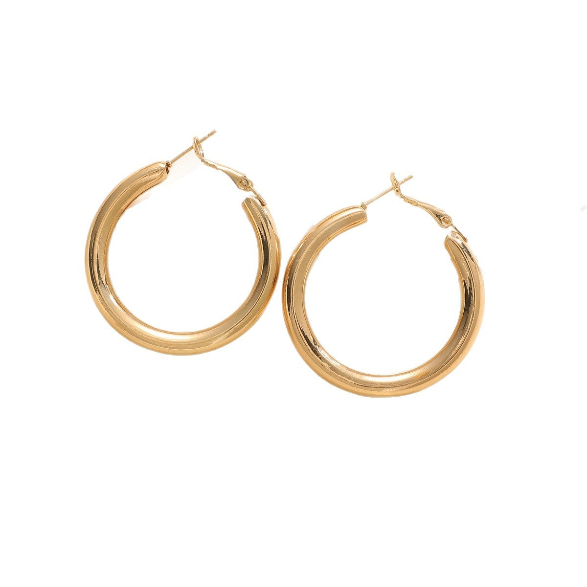 Women's hoop earrings made of high-quality stainless steel with elegant design Symbol Fashion