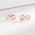 Ladies earrings in infinity design made of high-quality material Symbol Fashion