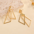 Women's Hanging Earrings in Modern Geometric Design Symbol Fashion