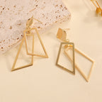 Women's Hanging Earrings in Modern Geometric Design Symbol Fashion