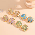 Women's ear clips in maritime shell design Symbol Fashion