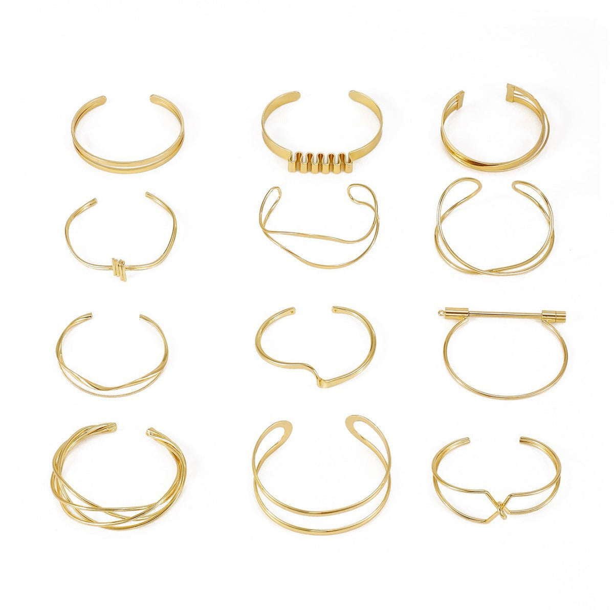 Ladies' bangle with elegant curved design Symbol Fashion
