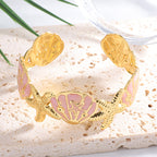 Ladies Elegant Wave-Shaped Bracelets Symbol Fashion