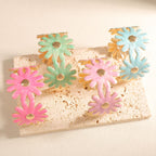 Women's bangle with floral flower pattern Symbol Fashion
