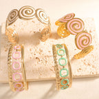 Women's cuff with elegant spiral design Symbol Fashion