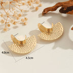 Women's Hanging Earrings with Artistic, Textured Design Symbol Fashion