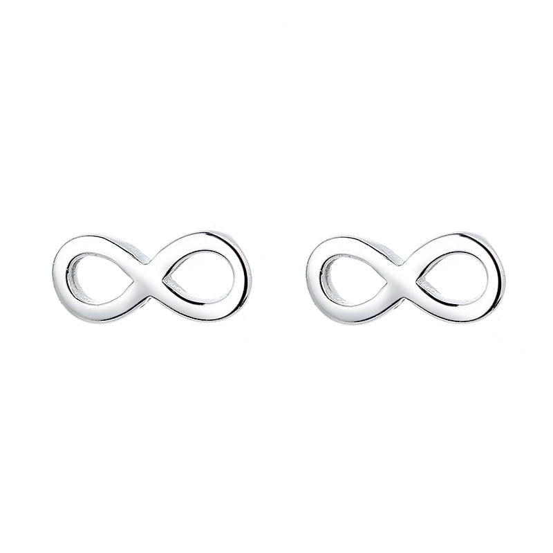 Ladies earrings in infinity design made of high-quality material Symbol Fashion