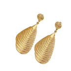 Ladies Elegant Earrings made of high-quality, textured metal Symbol Fashion