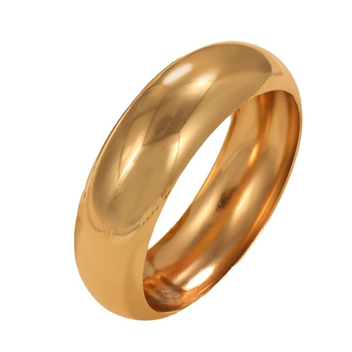Women's Wide Gold Bracelet Symbol Fashion