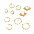 Women artistically designed hoops Symbol Fashion