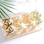 Ladies Open Cuff Bracelet with Expressive Star Motif Symbol Fashion