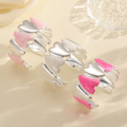 Women's Open Bangle with Modern Design Symbol Fashion
