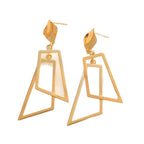 Women's Hanging Earrings in Modern Geometric Design Symbol Fashion