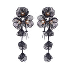 Ladies' earrings in elegant floral design Symbol Fashion