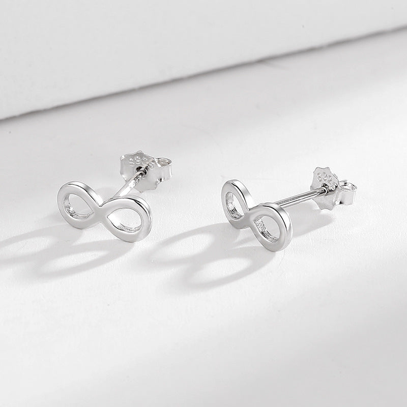Ladies earrings in infinity design made of high-quality material Symbol Fashion