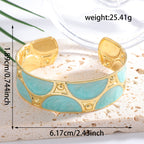 Women's cuff bracelet with artistic design Symbol Fashion