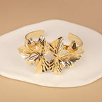 Women's elegant bracelet with artistic floral design Symbol Fashion