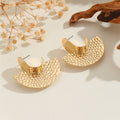 Women's Hanging Earrings with Artistic, Textured Design Symbol Fashion