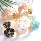 Ladies cuff bracelet with elaborate flower pattern Symbol Fashion