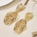 Women's Hanging Earrings in Artful Wire Design Symbol Fashion