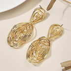 Women's Hanging Earrings in Artful Wire Design Symbol Fashion