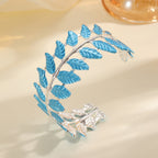 Ladies bracelet in elegant leaf design Symbol Fashion