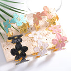 Ladies' bangle with floral motifs Symbol Fashion