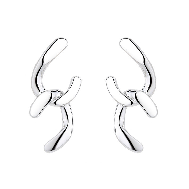 Women's earrings with sparkling circle pendant Symbol Fashion