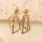Women's Hanging Earrings in Modern Geometric Design Symbol Fashion