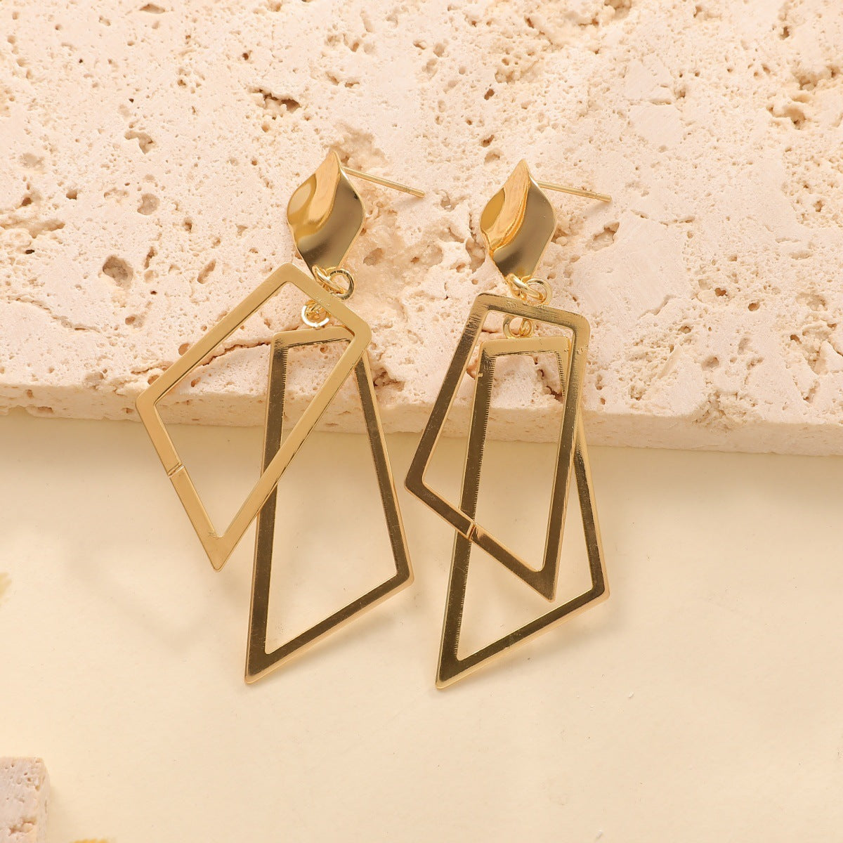 Women's Hanging Earrings in Modern Geometric Design Symbol Fashion