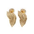 Ladies bangle with elaborate leaf design Symbol Fashion
