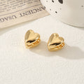 Women's heart-shaped ear clips Symbol Fashion