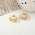 Women's hoops in modern bamboo design Symbol Fashion