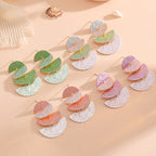 Women's Hanging Earrings in Elegant, Layered Design Symbol Fashion