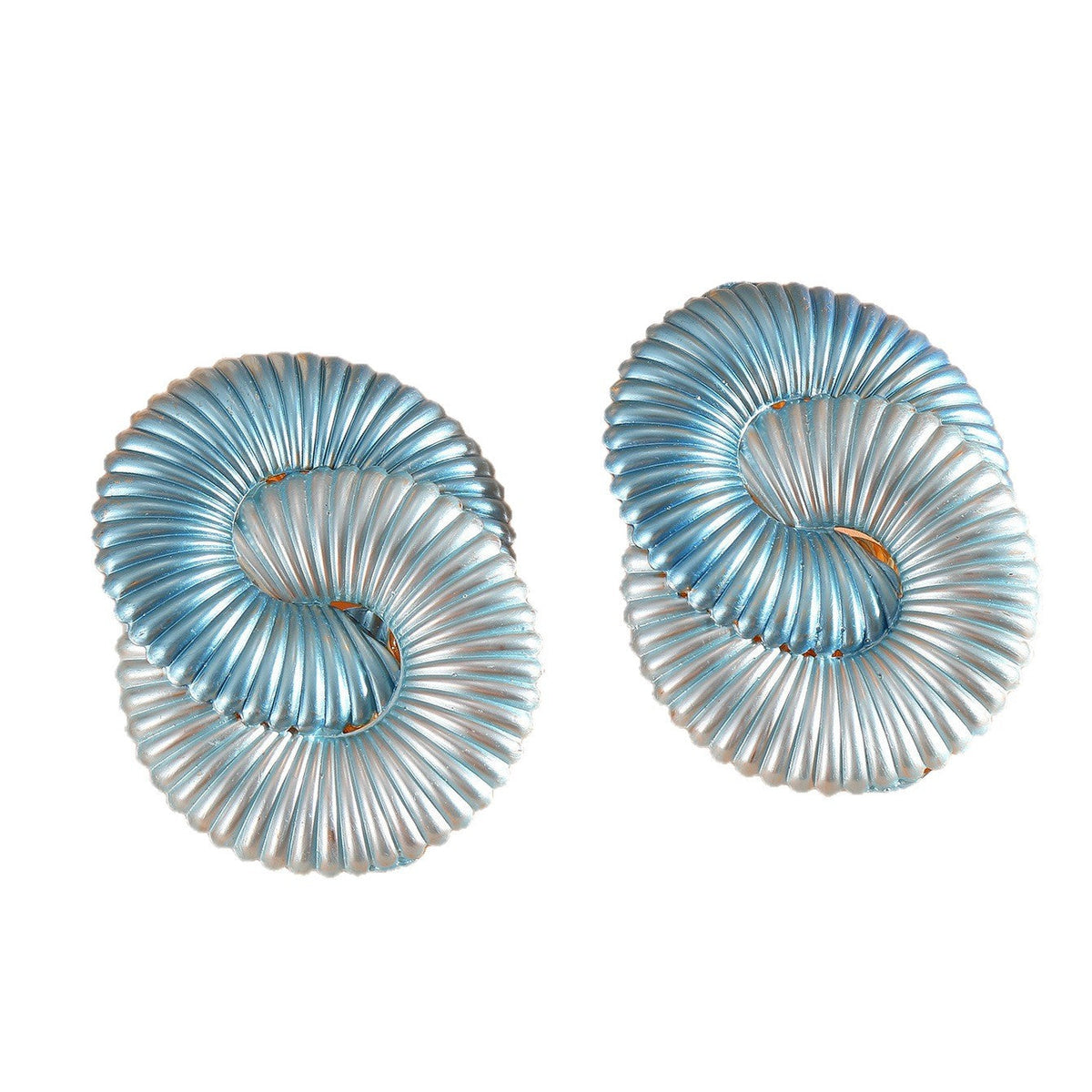 Women hair clips in modern shell design Symbol Fashion
