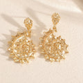 Ladies earrings in shell design Symbol Fashion