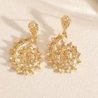 Ladies earrings in shell design Symbol Fashion