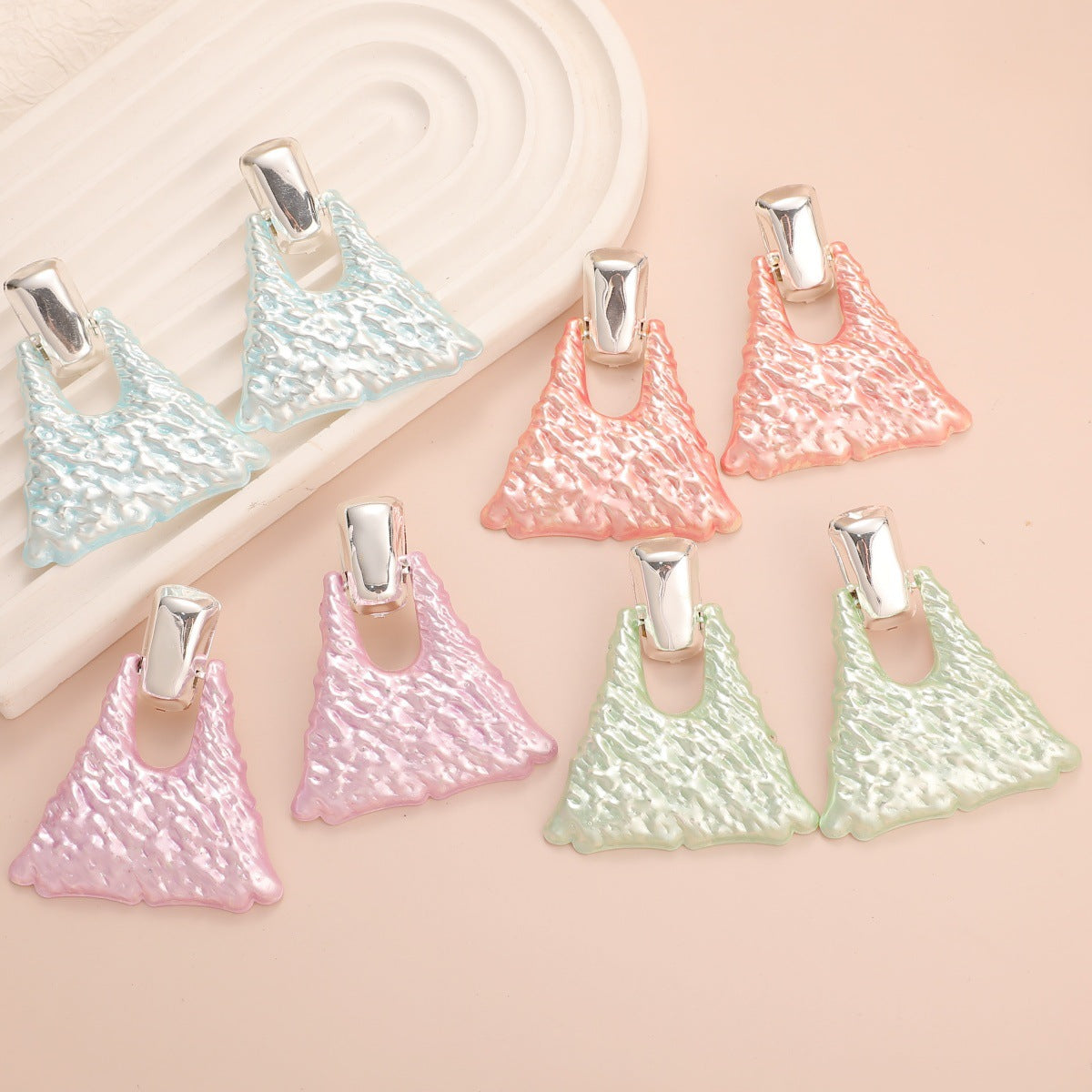 Women's earrings in artistic design Symbol Fashion