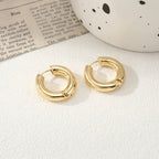 Women's hoops in modern bamboo design Symbol Fashion