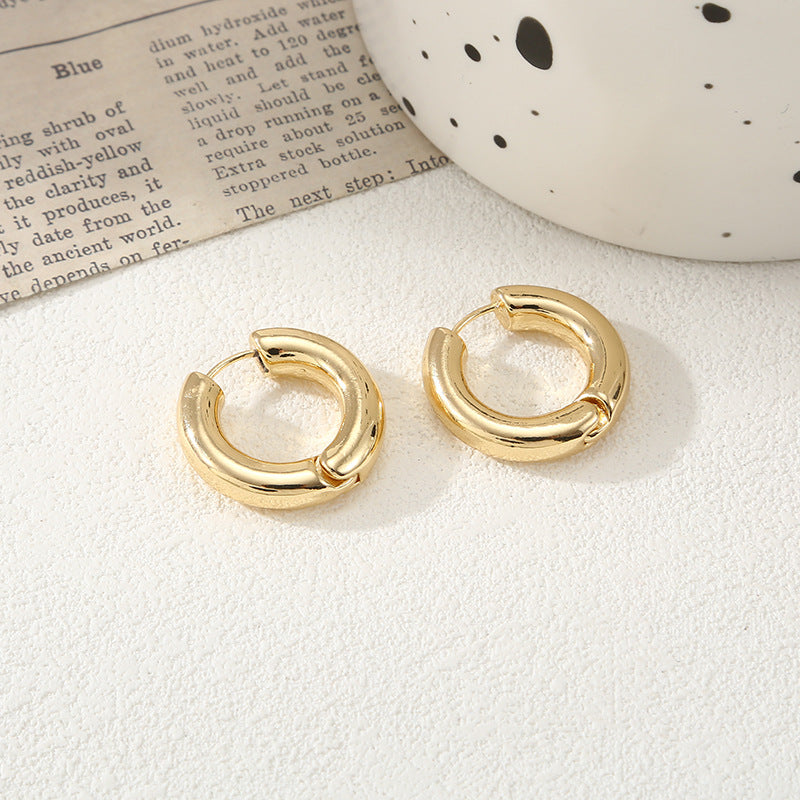 Women's hoops in modern bamboo design Symbol Fashion