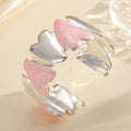 Women's Open Bangle with Modern Design Symbol Fashion