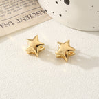 Women's heart-shaped ear clips Symbol Fashion